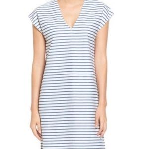 Madewell Vacances Striped Dress XXS Blue & White